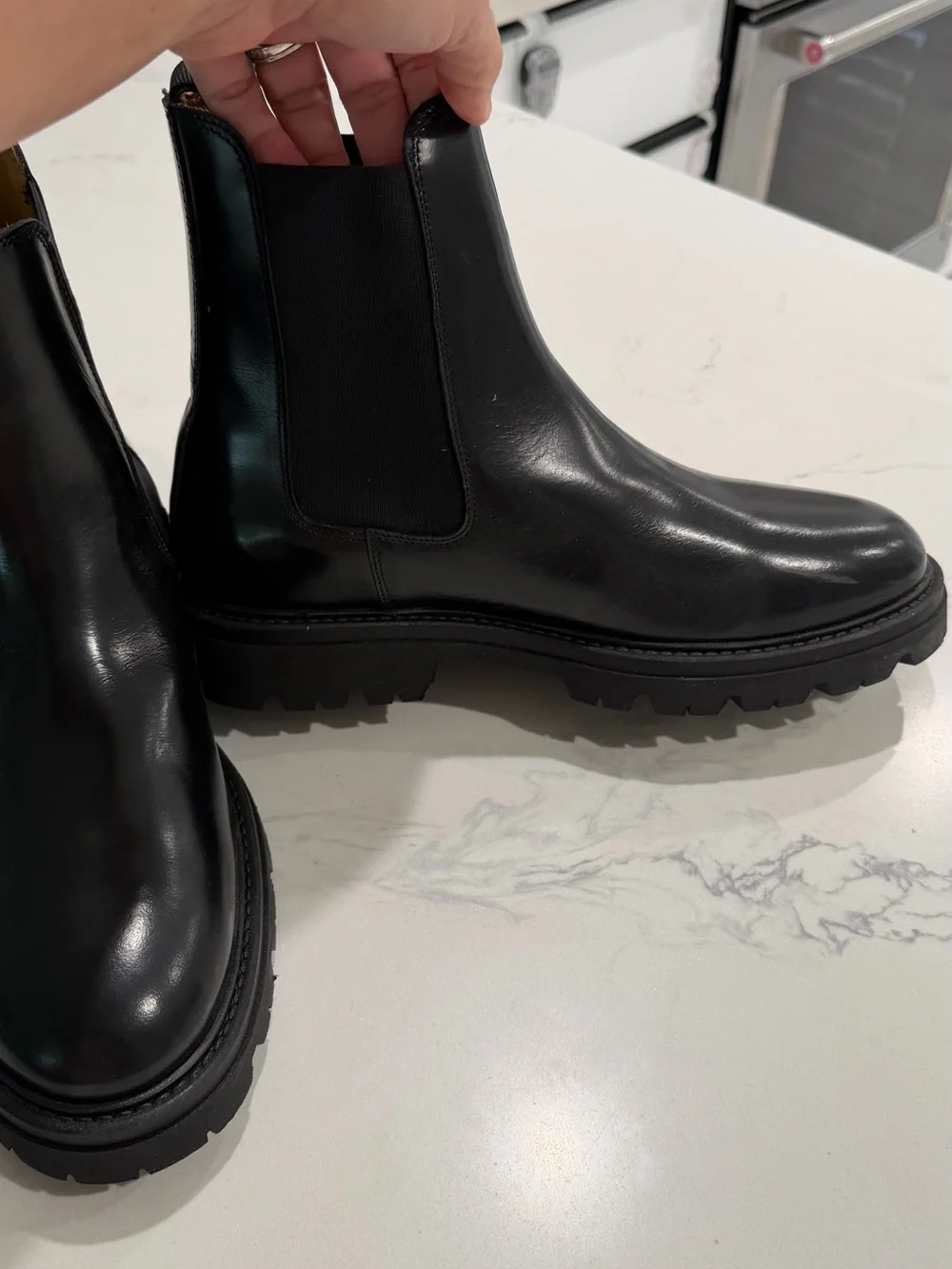 H&M Men’s Black Leather Boots